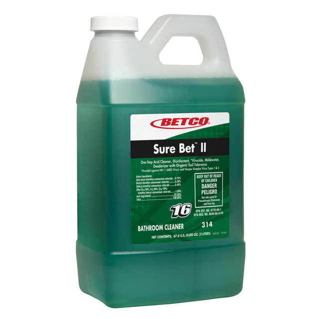 BETCO CORPORATION Betco 3244700  Sure Bet II Multipurpose Cleaner, Citrus Scent, 67.63 Oz Bottle, Case Of 4