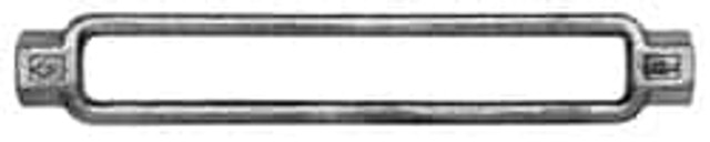 MSC 10641 5,200 Lb Load Limit, 3/4" Thread Diam, 6" Take Up, Steel Turnbuckle Body Turnbuckle