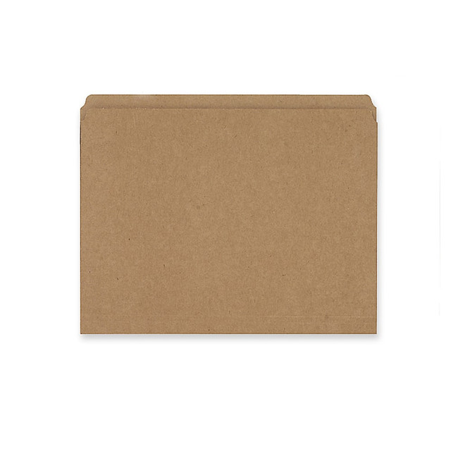 SMEAD MFG CO 10710 Smead Straight-Cut Kraft File Folders, Letter Size, Kraft, Box Of 100