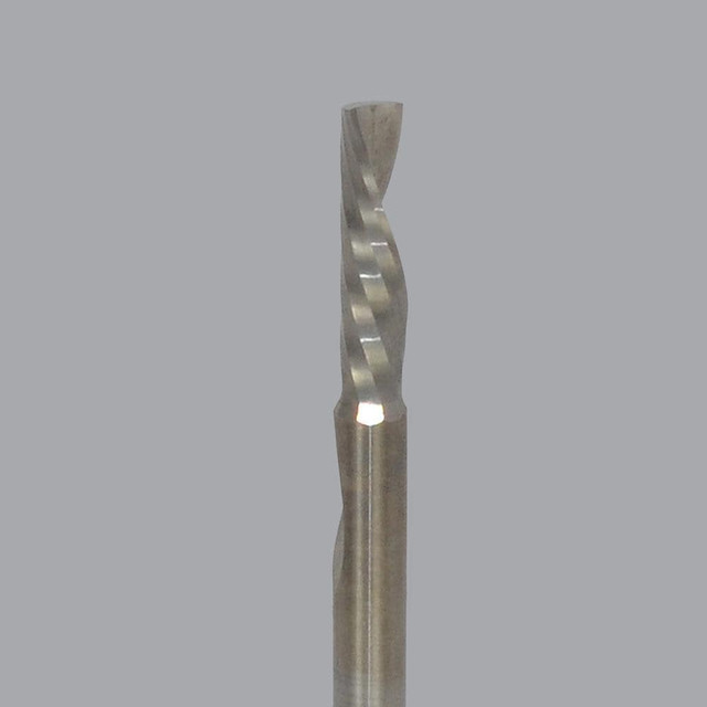 Onsrud 62-713 Spiral Router Bit: 0.125" Dia, 0.5" LOC, 1/8" Shank Dia, Downcut