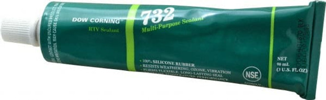 Dow Corning 2112531 Joint Sealant: 3 oz Tube, Black, RTV Silicone