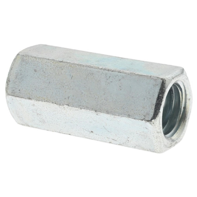 Value Collection CPLGI20370X-050 3/8-16 UNC, 1-1/8" OAL Steel Standard Coupling Nut