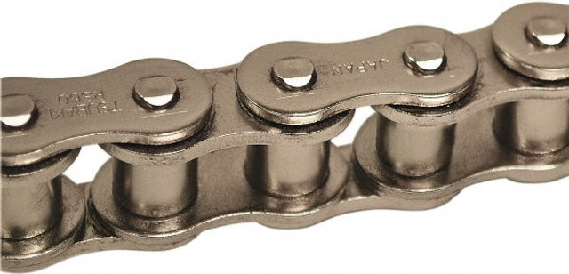 U.S. Tsubaki 60NPRB Roller Chain: 3/4" Pitch, 60NP Trade, 10' Long