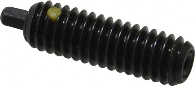 Vlier H56N Threaded Spring Plunger: 5/16-18, 1" Thread Length, 3/16" Projection