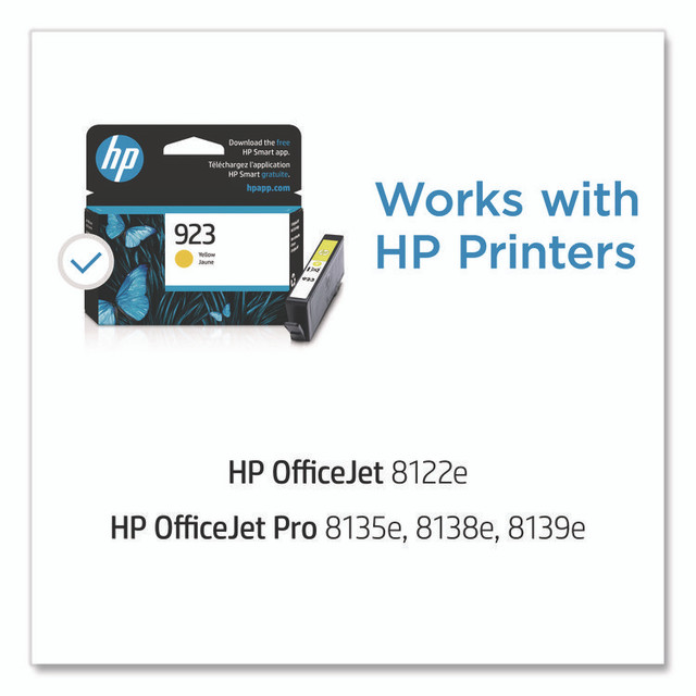 HP INC 4K0T2LN HP 923 (4K0T2LN) Yellow Original Ink Cartridge