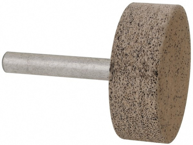 Cratex W236A36CXG 1/4 Mounted Point: 1/2" Thick, 1/4" Shank Dia, W236, 36 Grit, Very Coarse