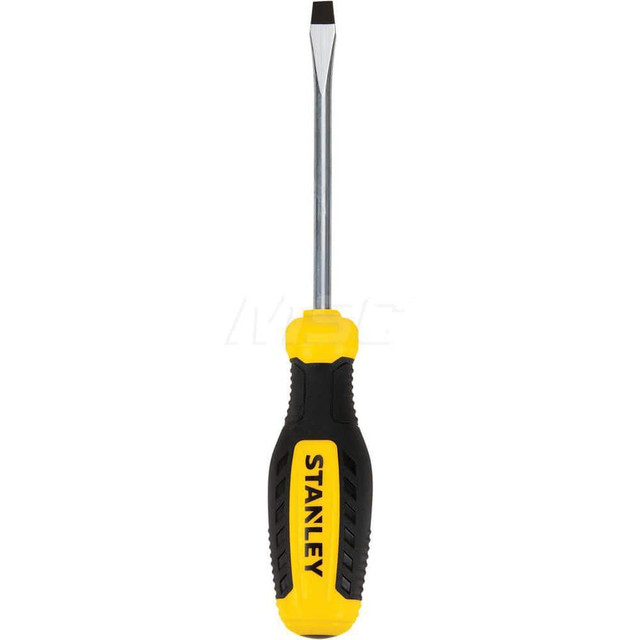 Stanley STHT60783 Slotted Screwdriver: 1/4" Width, 8" OAL, 4" Blade Length