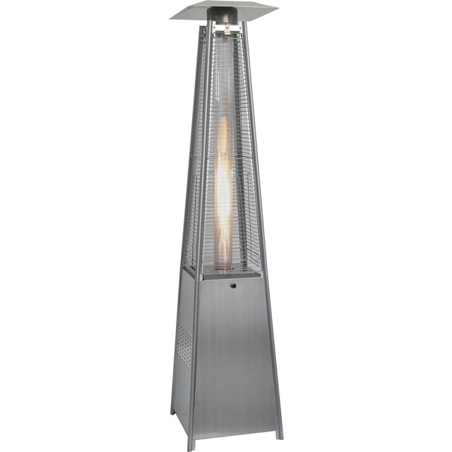 CANON USA, INC. HAN102SS Hanover 7-Ft. Pyramid Propane Patio Heater in Stainless Steel - Gas - Propane - 12.31 kW - Outdoor - Stainless Steel