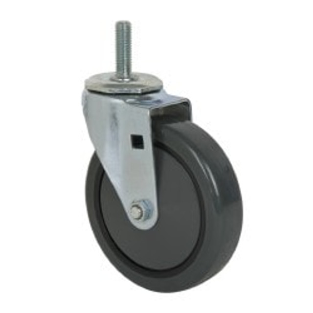 Albion 25202 5" Diam x 1-1/4" Wide x 6" OAH Stem Mount Swivel Caster