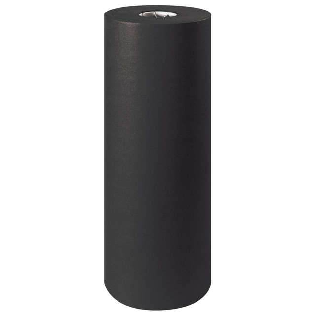 B O X MANAGEMENT, INC. South Coast Paper KP2450BK  Color Kraft Paper Roll, 24in x 720ft, Black