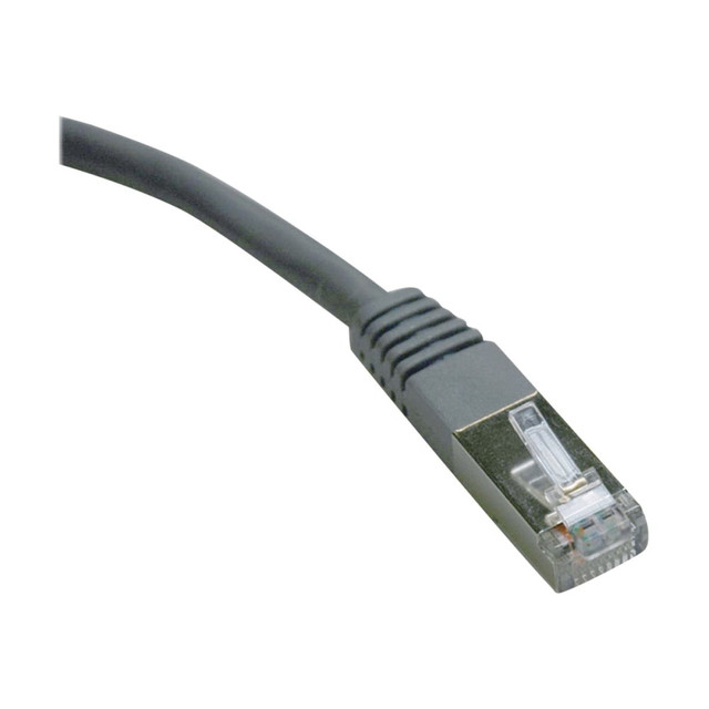 TRIPP LITE N125-050-GY Eaton Tripp Lite Series Cat6 Gigabit Molded Shielded (FTP) Ethernet Cable (RJ45 M/M), PoE, Gray, 50 ft. (15.24 m) - Patch cable - RJ-45 (M) to RJ-45 (M) - 50 ft - FTP - CAT 6 - molded, stranded - gray