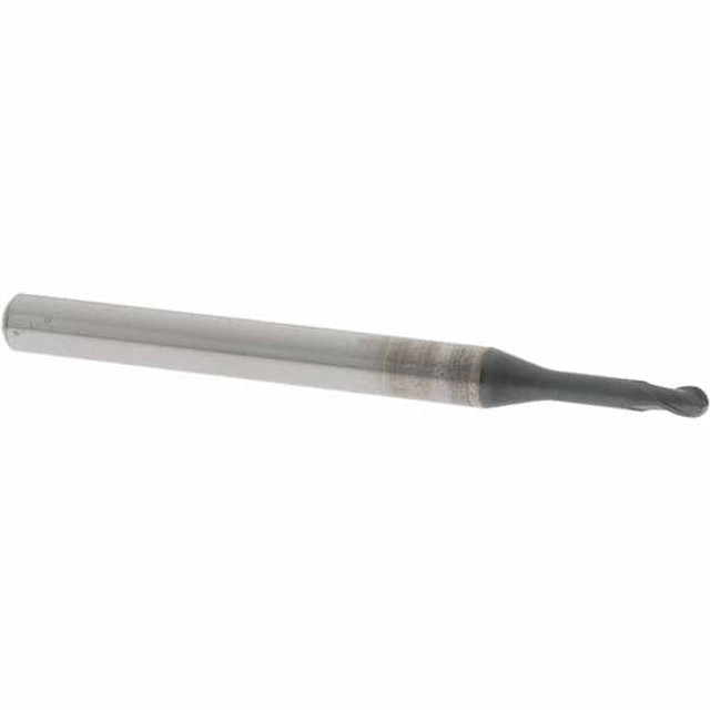 OSG 36901211 Ball End Mill: 0.125" Dia, 0.125" LOC, 2 Flute, Solid Carbide