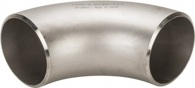 Merit Brass 04401-80 Pipe 90 ° Long Radius Elbow: 5" Fitting, 304L Stainless Steel