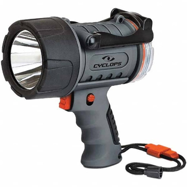 Cyclops CYC-700WP Flashlights; Bulb Type: LED; Type: Spotlight/Lantern; Maximum Light Output (Lumens): 700; Number Of Light Modes: 3; Batteries Included: Yes; Body Type: Polycarbonate; Battery Size: 3.7V; Body Color: Gray; Black; Battery Chemistry: L