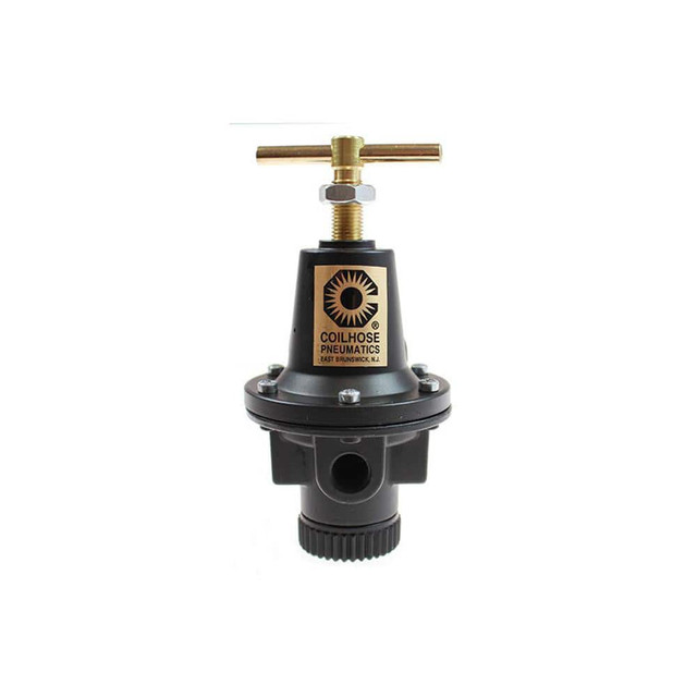 Coilhose Pneumatics 8808H Compressed Air Regulator: 1" NPT, 250 Max psi, Heavy-Duty T-Handle