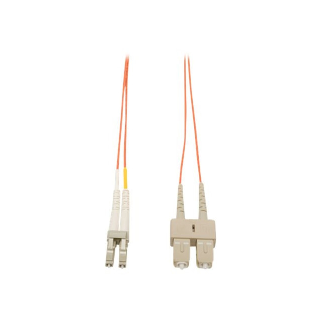 TRIPP LITE N316-05M Eaton Tripp Lite Series Duplex Multimode 62.5/125 Fiber Patch Cable (LC/SC), 5M (16 ft.) - Patch cable - SC multi-mode (M) to LC multi-mode (M) - 5 m - fiber optic - duplex - 62.5 / 125 micron