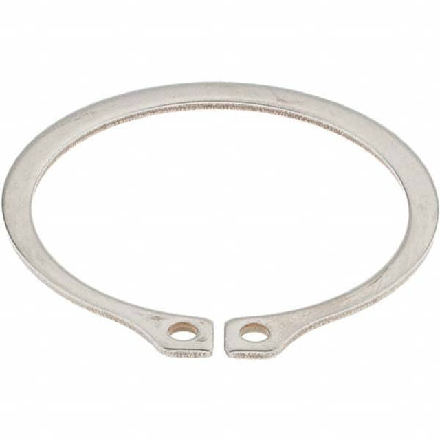 MSC SH-187SS External Snap Retaining Ring: 1.769" Groove Dia, 1-7/8" Shaft Dia, Stainless Steel