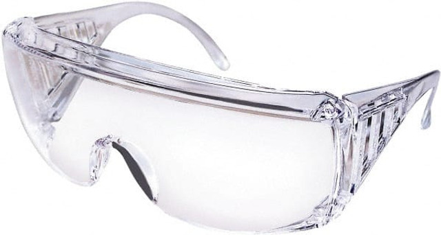 MCR Safety 9800XLD Safety Glass: Uncoated, Clear Lenses