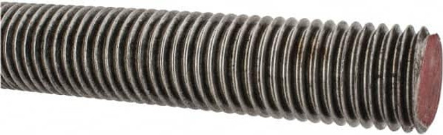 Value Collection 05173 Threaded Rod: 1-1/8-7, 3' Long, Alloy Steel, Grade B7