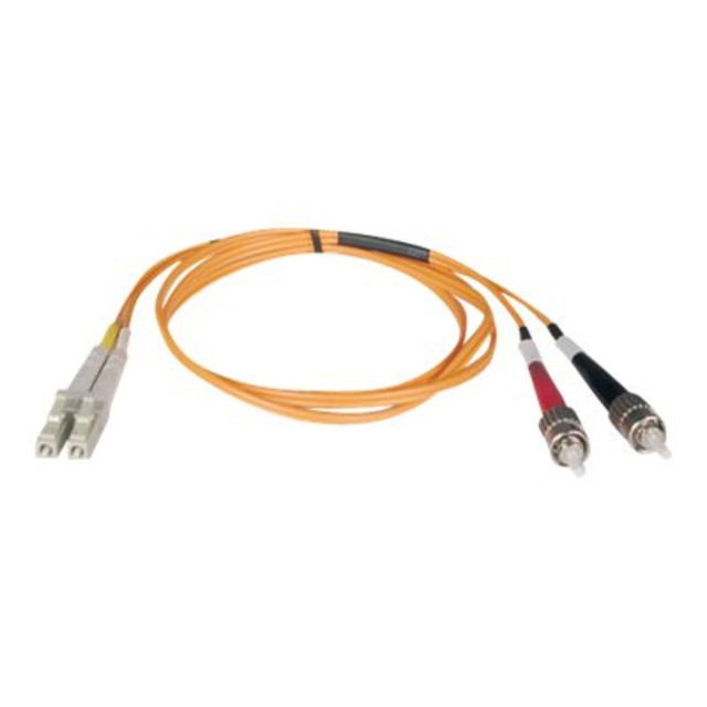 TRIPP LITE N318-05M Eaton Tripp Lite Series Duplex Multimode 62.5/125 Fiber Patch Cable (LC/ST), 5M (16 ft.) - Patch cable - ST multi-mode (M) to LC multi-mode (M) - 5 m - fiber optic - duplex - 62.5 / 125 micron - orange