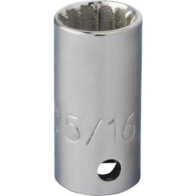 Proto J4710SPL Spline Socket: 1/4" Drive, #10 Spline, 5/16" Hex