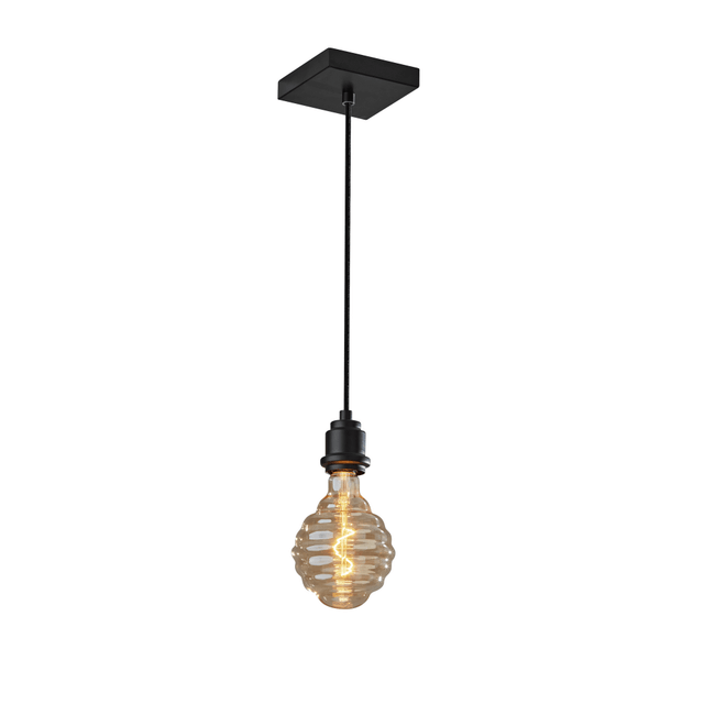 ADESSO INC Adesso 3845-01  Wren Pendant Lamp, 5inW, Natural/Black