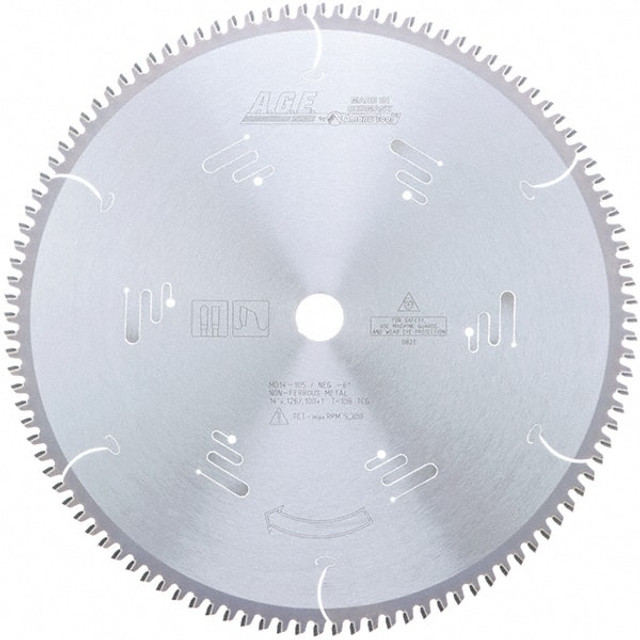 Amana Tool MD14-105 Wet & Dry Cut Saw Blade: 14" Dia, 1" Arbor Hole, 108 Teeth