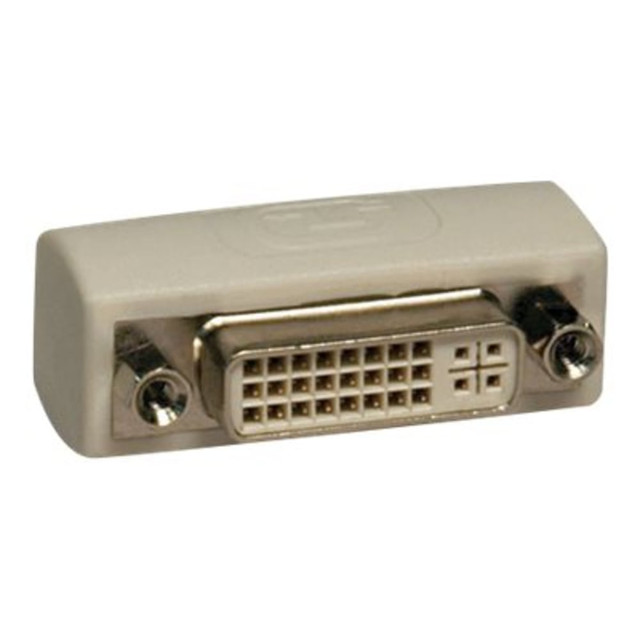 TRIPP LITE P162-000  DVI Coupler Gender Changer Adapter Connector Extender DVI-I F/F - DVI gender changer - DVI-I (F) to DVI-I (F) - ivory