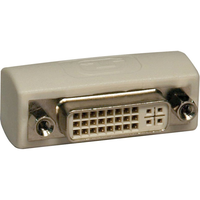TRIPP LITE P162-000 Eaton Tripp Lite Series DVI Coupler Gender Changer Adapter Connector Extender DVI-I F/F - DVI gender changer - DVI-I (F) to DVI-I (F) - ivory TRIPP LITE P162-000 Eaton Tripp Lite Series DVI Coupler Gender Changer Adapter Connector Extender DVI-I F/F - DVI gender changer - DVI-I (F) to DVI-I (F) - ivory