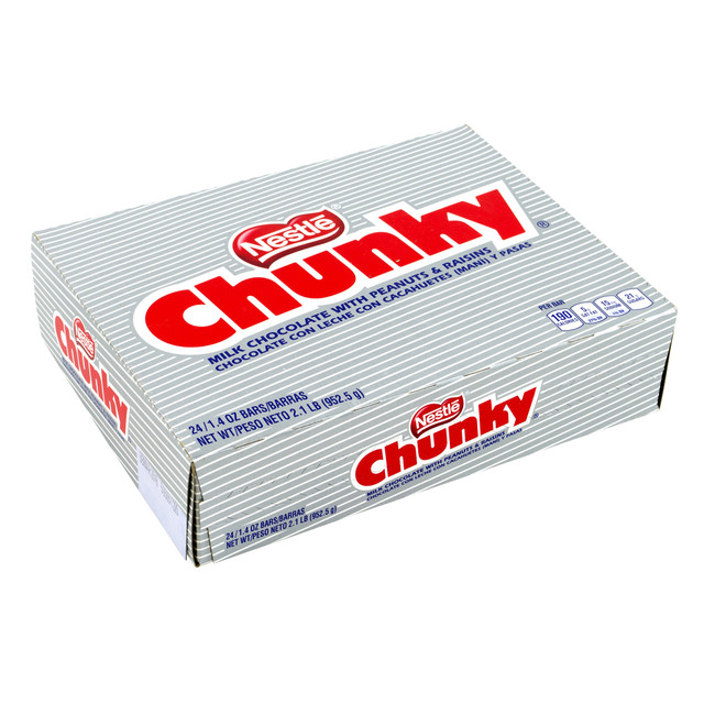 NESTLE WATERS NORTH AMERICA 209-00162 Nestle Chunky Bars, 1.4 Oz, Bag Of 24