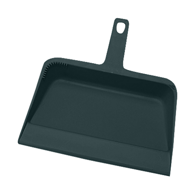 GENUINE JOE 02406 Heavy-duty Plastic Dust Pan, 12in, Black GENUINE JOE 02406 Heavy-duty Plastic Dust Pan, 12in, Black