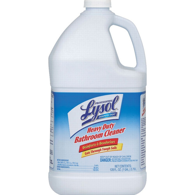 RECKITT BENCKISER 94201 Lysol Professional Disinfectant Heavy Duty Bathroom Cleaner Concentrate, 128 Oz Bottle