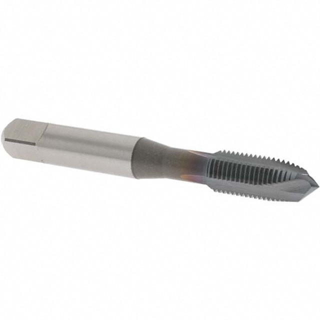 OSG 1731108 Spiral Point Tap: 3/8-24 UNF, 3 Flutes, Plug, 3B Class of Fit, Vanadium High Speed Steel, TiCN Coated