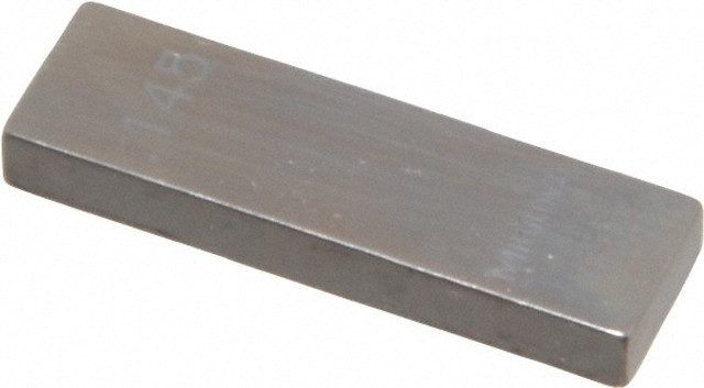 Mitutoyo 611185-531 Rectangle Steel Gage Block: 0.145", Grade 0