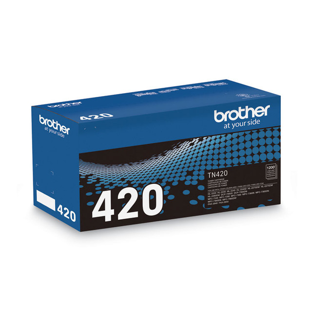 BROTHER INTL. CORP. TN420 TN420 Toner, 1,200 Page-Yield, Black