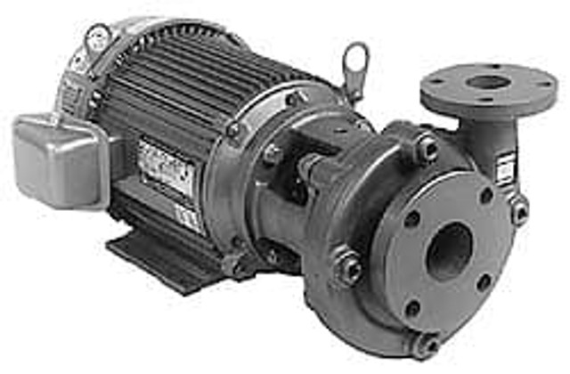 American Machine & Tool 4250-999-95 AC Straight Pump: 230/460V, 10 hp, 3 Phase, Cast Iron Housing, Stainless Steel Impeller