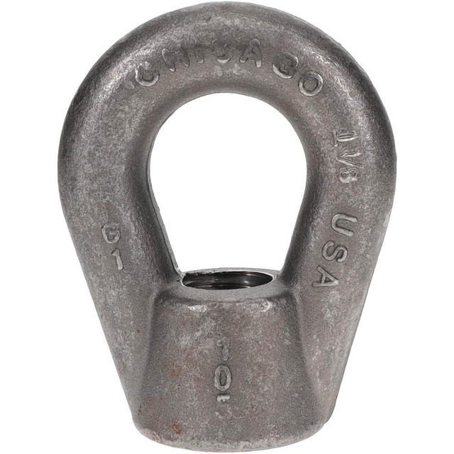 Gibraltar 17285 1 12,600 Lb Capacity, 1-1/8-7 Thread, Self Colored, Carbon Steel Heavy Duty Lifting Eye Nut