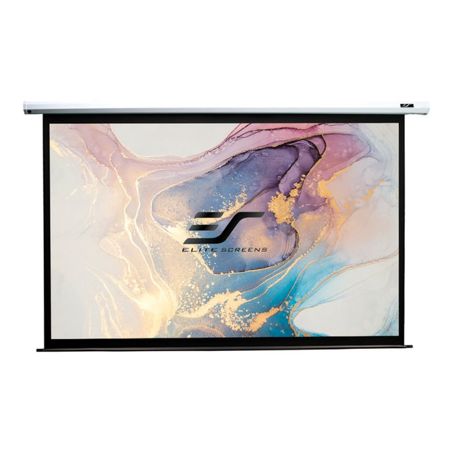 ELITE SCREENS INC. Elite VMAX120XWH2  Screens VMAX2 Series VMAX120XWH2 - Projection screen - ceiling mountable, wall mountable - motorized - 120in (120.1 in) - 16:9 - MaxWhite - white