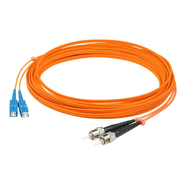 ADD-ON COMPUTER PERIPHERALS, INC. AddOn ADD-ST-SC-2M6MMF  2m SC to ST OM1 Orange Patch Cable - Patch cable - SC/UPC multi-mode (M) to ST/UPC multi-mode (M) - 2 m - fiber optic - duplex - 62.5 / 125 micron - OM1 - halogen-free - orange