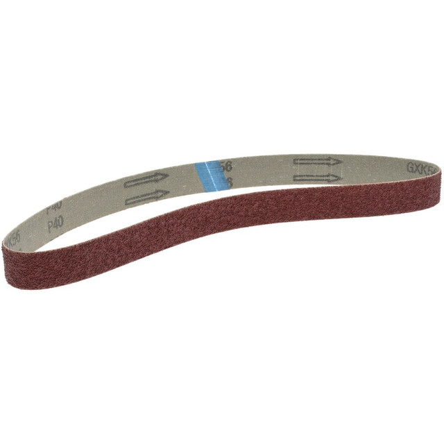 Tru-Maxx 7101 Abrasive Belt: 1" Wide, 30" Long, 40 Grit, Aluminum Oxide