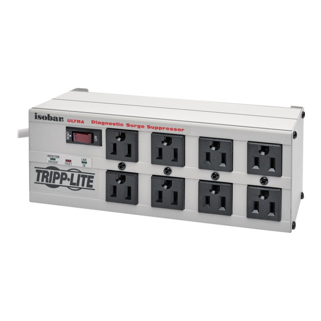 TRIPP LITE ISOBAR825ULTRA  Isobar Premium ISOBAR825ULT 8-Outlet Surge Suppressor, 25ft Cord