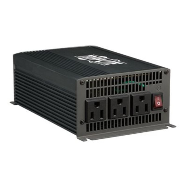 TRIPP LITE PV700HF  Ultra-Compact Inverter 700W 12V DC to 120V AC 3 Outlets 5-15R - DC to AC power inverter - 12 V - 700 Watt - output connectors: 3 - metallic gray