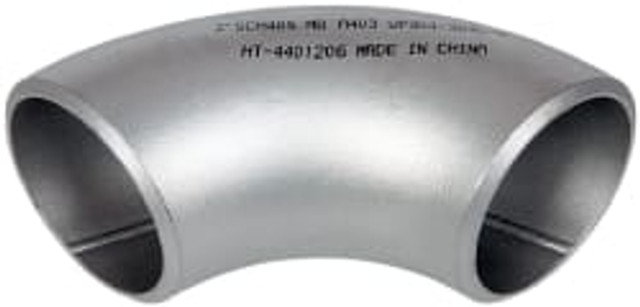 Merit Brass 04401-32 Pipe 90 ° Long Radius Elbow: 2" Fitting, 304L Stainless Steel