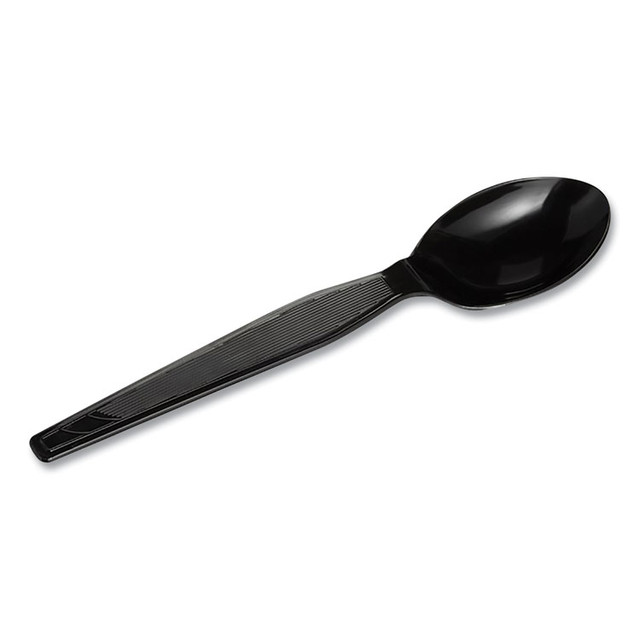 GEORGIA PACIFIC Dixie® TH517 Plastic Cutlery, Heavyweight Spoon, Black, 1,000/Carton