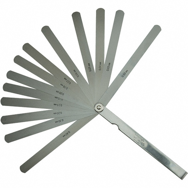 Mitutoyo 184-302S Feeler Gage: 0.5 mm Thick, 13 mm Wide, 150 mm Long