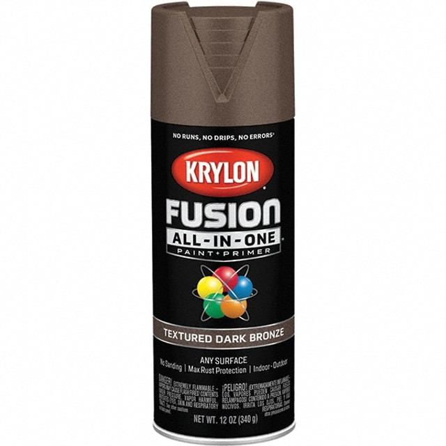 Krylon K02778007 Acrylic Enamel Spray Paint: Dark Bronze, Textured, 12 oz