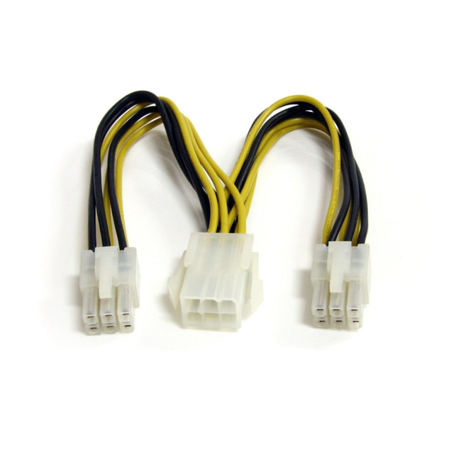 STARTECH.COM PCIEXSPLIT6  6in PCI Express Power Splitter Cable - Split a single PCI Express 6-pin power connection into two power connections