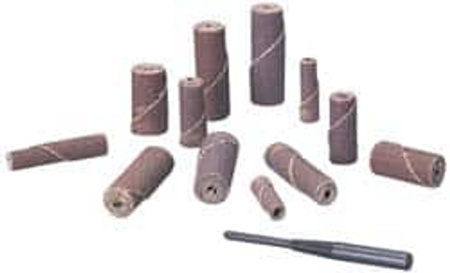 Standard Abrasives 7100085872 Straight Cartridge Roll: 3/8" Dia, 80 Grit, Aluminum Oxide