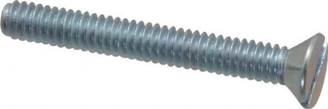 Value Collection 580663PR Machine Screw: 1/4-20 x 2", Flat Head, Slotted