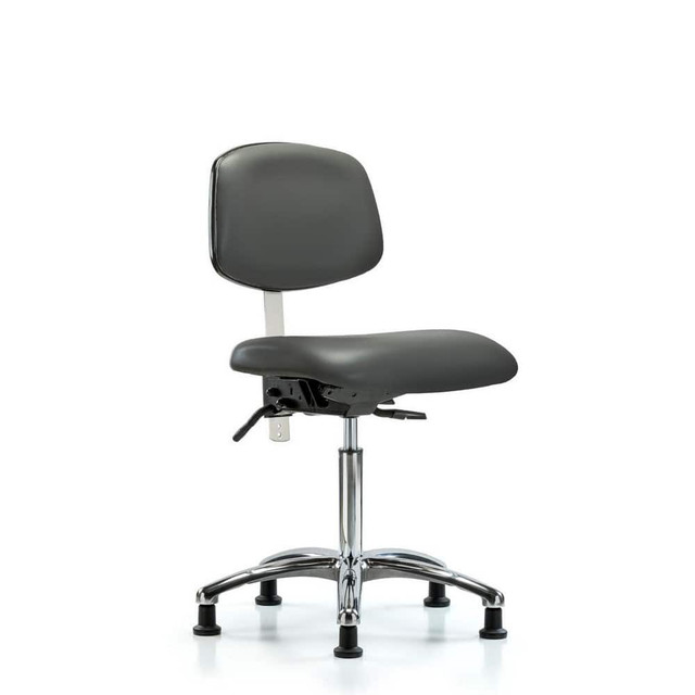 Blue Ridge Ergonomics MSC44216 Task Chair: Vinyl, Carbon